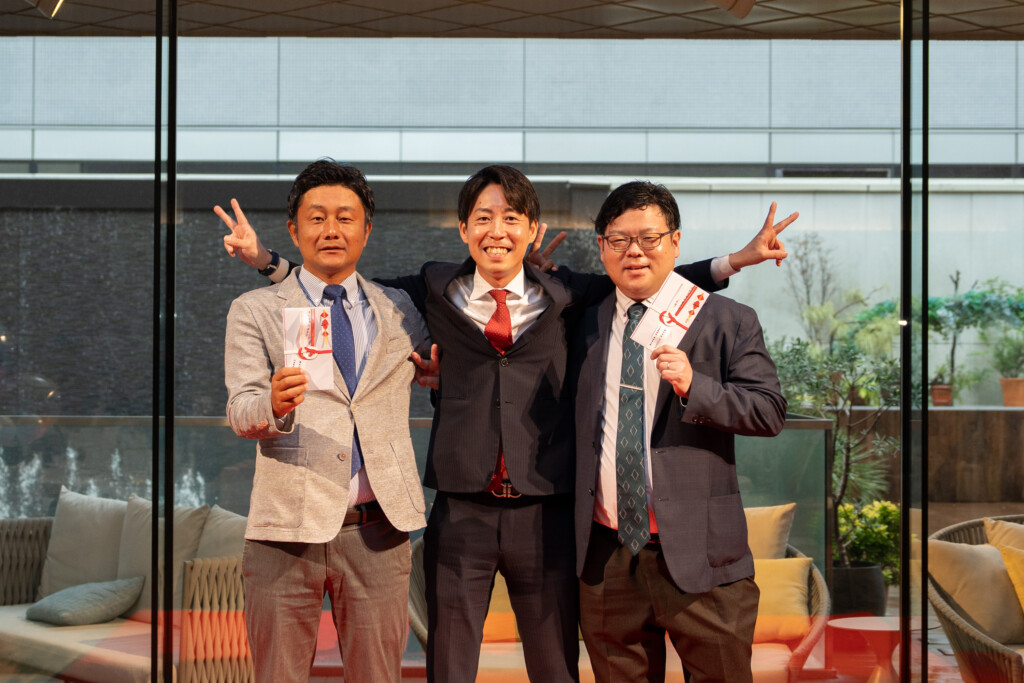 社長と受賞者